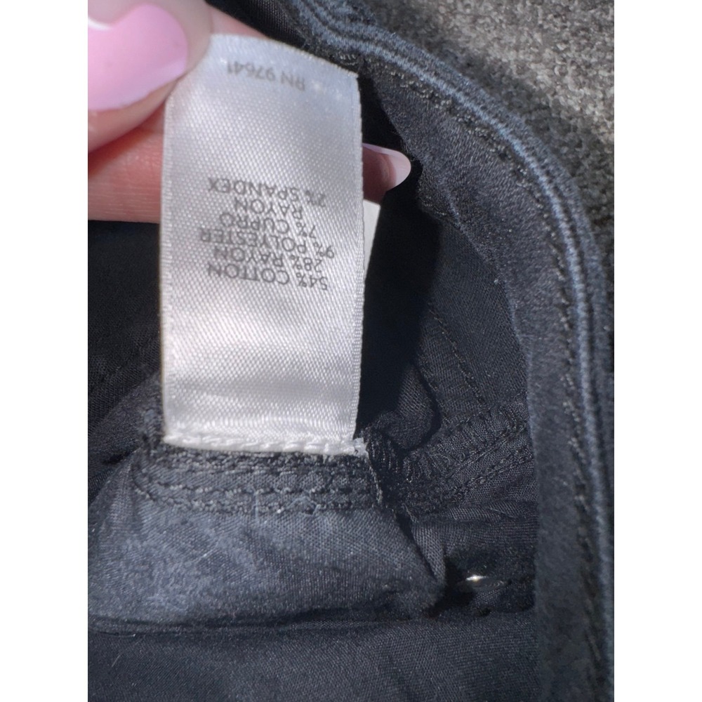 J.Jill Denim Black‎ Authentic Fit Slim Ankle Jeans Size 2 - Picture 4 of 8